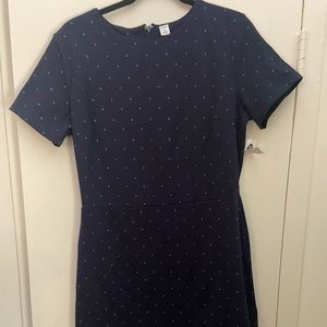 NTW navy and green dress from Old Navy